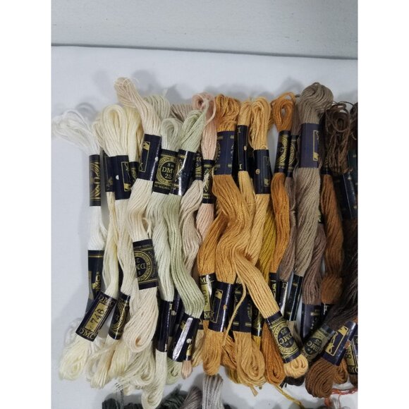 DMC Embroidery Floss 100% Cotton Assorted Colors 120+ Skeins Craft Thread - Picture 2 of 11